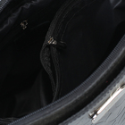 Сумка жен 124, 29*13*27, 2 отд с перег на молнии, н/карман, черный орнамент - Фото 5