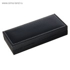 Ручки подарочные Calligrata «Престиж» 2 шт.: капиллярная, шариковая поворотная, в кожзам футляре, мрамор - Фото 4