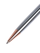 Ручка подарочная Calligrata. VIP, шариковая, поворотная, в футляре кожзам, корпус серебристый с золотым - Фото 8