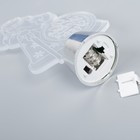 Подставка световая "Дед Мороз, С Новым годом", 14.5х9 см, 1 LED, RGB микс - Фото 4