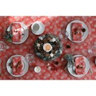 Столовый набор «Этель» Снежинки красные, скатерть 110х160 см, салфетки 40х40 см - 4 шт - Фото 3