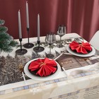 Скатерть "Этель" Зимний лес 145х145,хлопок 100%, 136 гр/м2 с ГМО - Фото 2