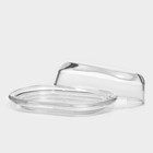 Маслёнка Paşabahçe Basic, 19.8×13.1 см, стекло, прозрачная - Фото 2