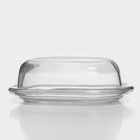 Маслёнка Paşabahçe Basic, 19.8×13.1 см, стекло, прозрачная - Фото 4