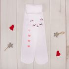 Детск. капрон. колготки "Кошечка" 116-136 см, 88% ПА, 12% эластан - Фото 1