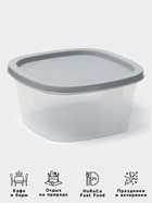 Контейнер для продуктов с мерной шкалой «BioFresh», 900 мл, прозрачный, крышка микс - Фото 2