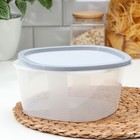 Контейнер для продуктов с мерной шкалой SparkPlast BioFresh, 2.65 л, прозрачный, пластик, крышка МИКС - Фото 3