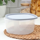 Контейнер для продуктов с мерной шкалой SparkPlast BioFresh, 2.65 л, прозрачный, пластик, крышка МИКС - Фото 4
