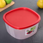 Контейнер для продуктов с мерной шкалой SparkPlast BioFresh, 2.65 л, прозрачный, пластик, крышка МИКС - Фото 6