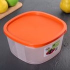 Контейнер для продуктов с мерной шкалой SparkPlast BioFresh, 2.65 л, прозрачный, пластик, крышка МИКС - Фото 7