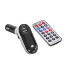 FM - трансмиттер, 12 В, 2 USB/Mp3/WMA/AUX/MicroSD/Bluetooth, микс - Фото 2