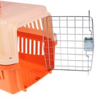 Переноска пластиковая VP-2 с замком, 59 х 36 х 35 см, оранжевая - Фото 2