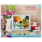 Роспись по номерам без подрамника "Париж", 40 х 50 см - Фото 2