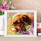 Картина по номерам «Лев» с красками 18 шт. по 3 мл + кисти, 40×50 см - Фото 1