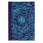 Колледж-тетрадь, интегральная обложка А5, 96 листов "Яркие штрихи. Голубой", без линовки, блок 70 г/м2, матовая ламинация - Фото 1