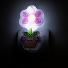 Ночник "Цветок" LED МИКС (220V) 2x6x11 см RISALUX - Фото 4