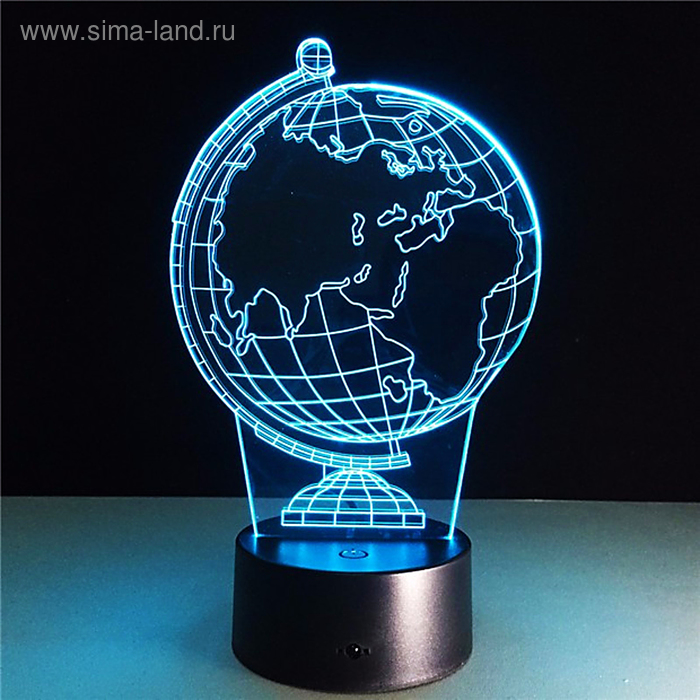 Светильник "Глобус" от сети 10,5x13x20,5 см - Фото 1