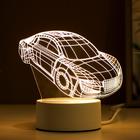 Светильник «Авто» LED 3 режима белый от сети 10.5×13×20.5 см RISALUX - Фото 1