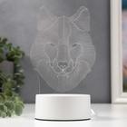 Светильник «Волк» от сети 9.5×11.5×20 см - Фото 2