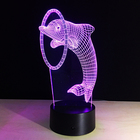 Светильник "Дельфин" LED RGB от сети 10,5x13x20,5 см - Фото 1