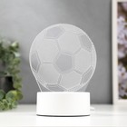 Светильник "Футбольный мяч" от сети 9,5x12,5x16 см - Фото 2