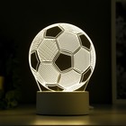 Светильник "Футбольный мяч" от сети 9,5x12,5x16 см - Фото 5
