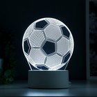 Светильник "Футбольный мяч" от сети 9,5x12,5x16 см - фото 9550442