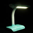Лампа настольная LED 5Вт "Узоры" бирюза 40х30х15 см - Фото 2
