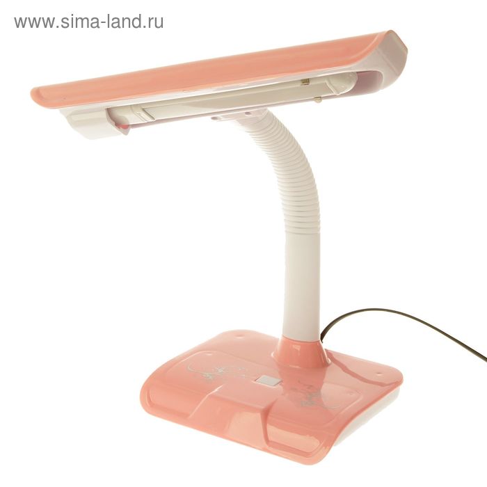 Лампа настольная LED 5Вт "Узоры" розовая 40х30х15 см - Фото 1