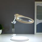 Лампа-лупа для творчества LEDх2 от 3ААА белый 24,5х22х15,5 см - фото 8344110