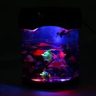 Светильник аквариум "Морской риф" чёрный (2 режима работы, 220V) 9x17,5x22 см - Фото 4