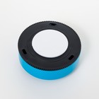 Ночник-пушлайт "Круг" 3 диода, 3ААА голубой 2,5х6,5х6,5 см RISALUX - Фото 5