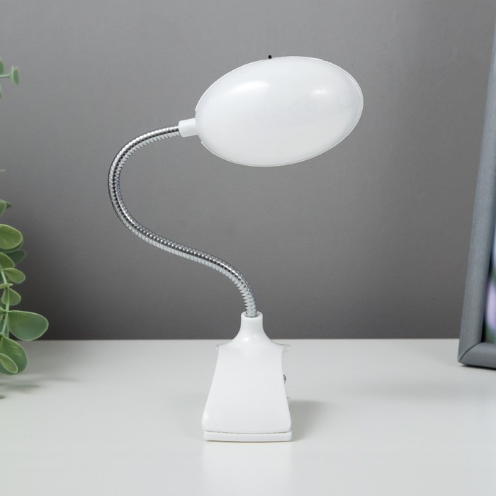 Лампа для чтения на прищепке LED 5 диодов "Мини" 28х8,5х5 см RISALUX - фото 1906875389