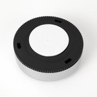 Ночник - пушлайт RISALUX «Круг», 4 диода, от батареек 3×ААА, серебристый, 2.5×6.5×6.5 см - Фото 5