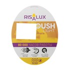 Ночник - пушлайт RISALUX «Круг», 4 диода, от батареек 3×ААА, серебристый, 2.5×6.5×6.5 см - Фото 8