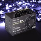 Гирлянда «Нить» 10 м, IP44, УМС, тёмная нить, 72 SMD-LED, свечение белое, 220 В - Фото 9