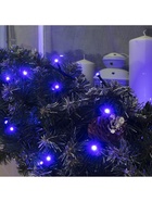 Гирлянда «Нить» 10 м, IP44, УМС, тёмная нить, 72 SMD-LED, свечение синее, 220 В 2354095 - фото 319933231
