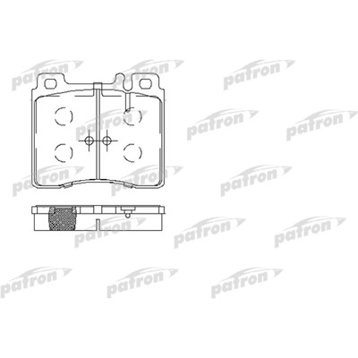 Колодки тормозные Patron PBP800