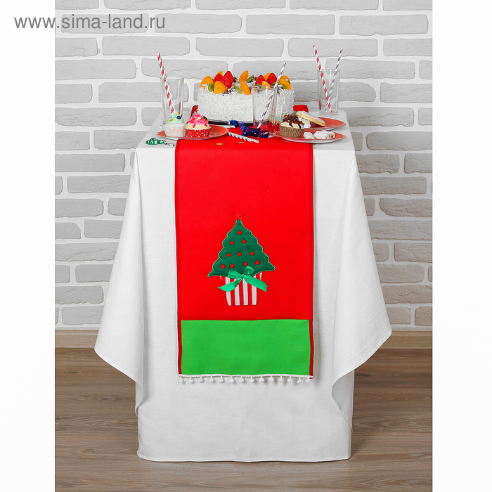 Скатерть-раннер "Ёлочка" - Фото 1