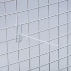 Крючок на сетку одинарный, d=2.5 мм, L=15 см, белый - Фото 2