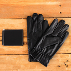 Подарочный набор "Самому лучшему": перчатки и зажим для денег, экокожа - Фото 3