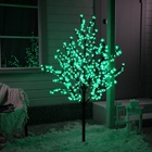 Светодиодное дерево «Баугиния» 1.5 м, 480 LED, постоянное свечение, 220 В, свечение зелёное - Фото 4