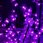 Светодиодное дерево «Баугиния» 1.5 м, 480 LED, постоянное свечение, 220 В, свечение фиолетовое - Фото 6