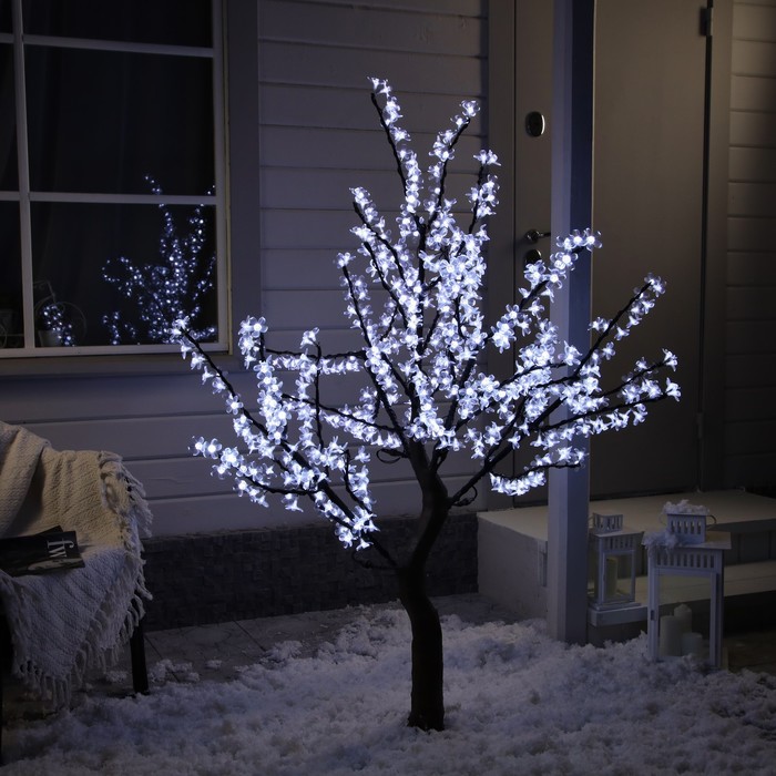 

Светодиодное дерево «Сакура» 1.5 м, 540 LED, постоянное свечение, 220 В, свечение белое