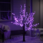 Светодиодное дерево «Сакура» 1.5 м, 540 LED, постоянное свечение, 220 В, свечение мульти (RGB) - Фото 3