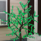 Светодиодное дерево «Сакура» 1.8 м, 768 LED, постоянное свечение, 220 В, свечение зелёное - Фото 2
