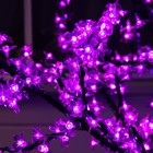 Дерево светодиодное улич. 1.8 м. "Сакура" 768LED, 46W, 220V, ФИОЛЕТОВЫЙ - Фото 3