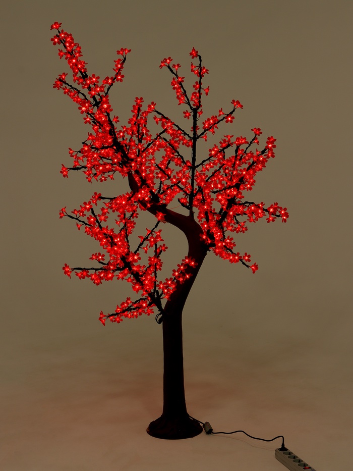 Светодиодное дерево «Сакура» 1.8 м, 768 LED, постоянное свечение, 220 В, свечение красное - Фото 1