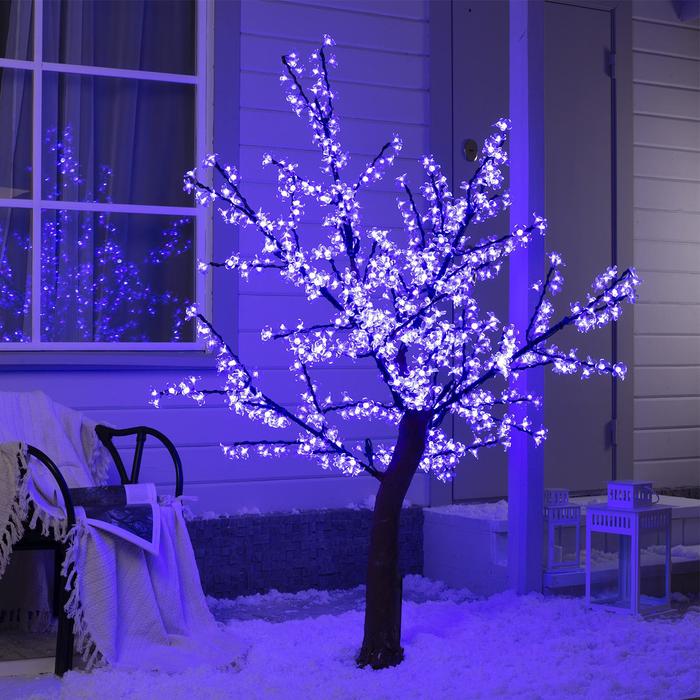 Светодиодное дерево «Сакура» 1.8 м, 768 LED, постоянное свечение, 220 В, свечение мульти (RGB)
