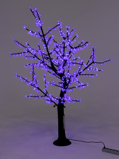 Светодиодное дерево «Сакура» 1.8 м, 768 LED, 220 В, свечение мульти (RGB)
